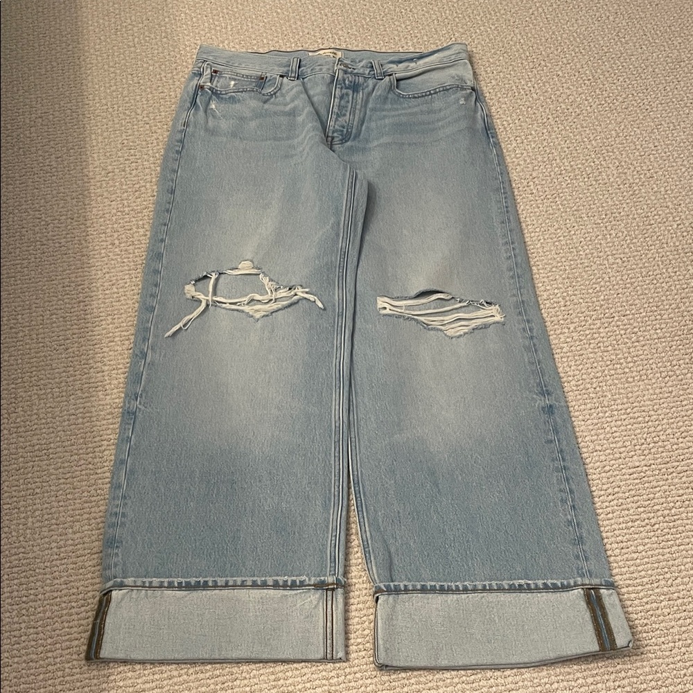 Madewell wide leg jeans